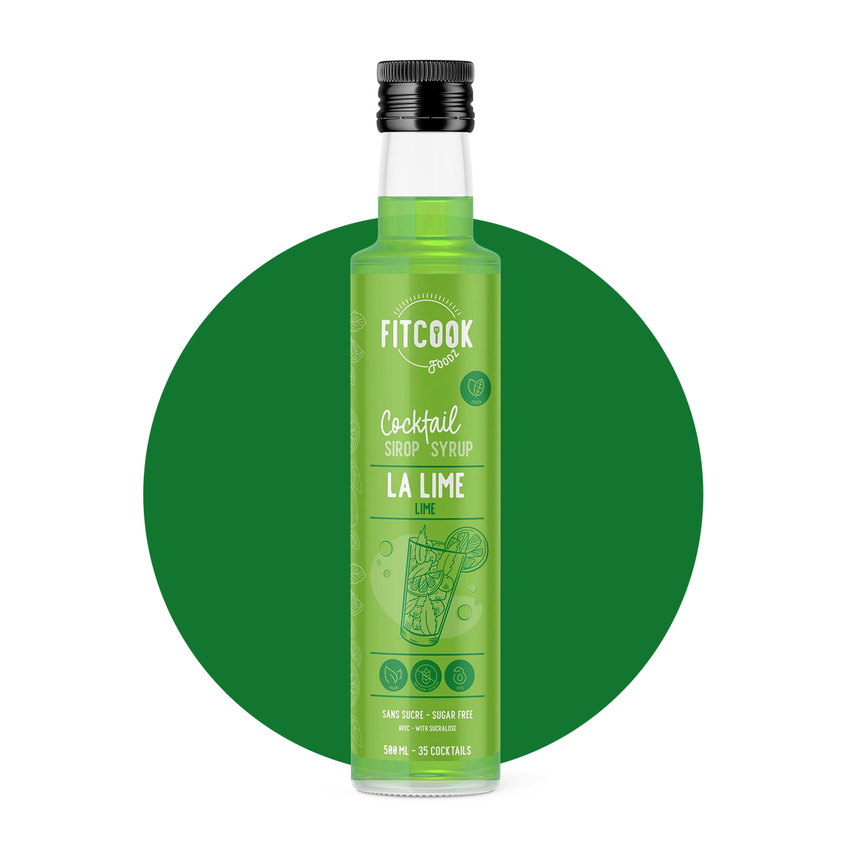 La Lime - Sugar Free Cocktail Syrup | FitCook Foodz