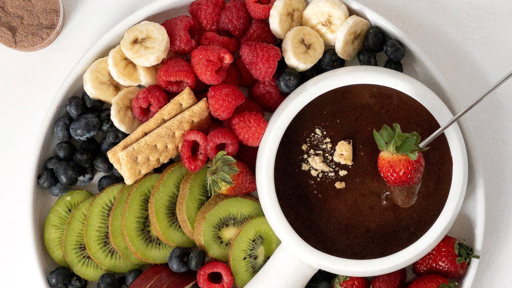 Fondue au chocolat protéinée