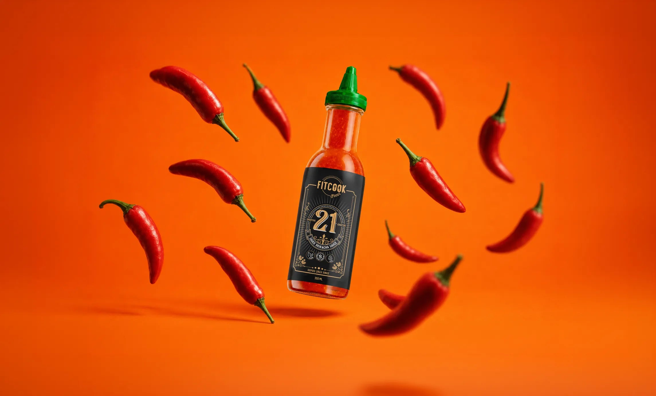 sauce sriracha Chapitre 21 de Fitcook Foodz.