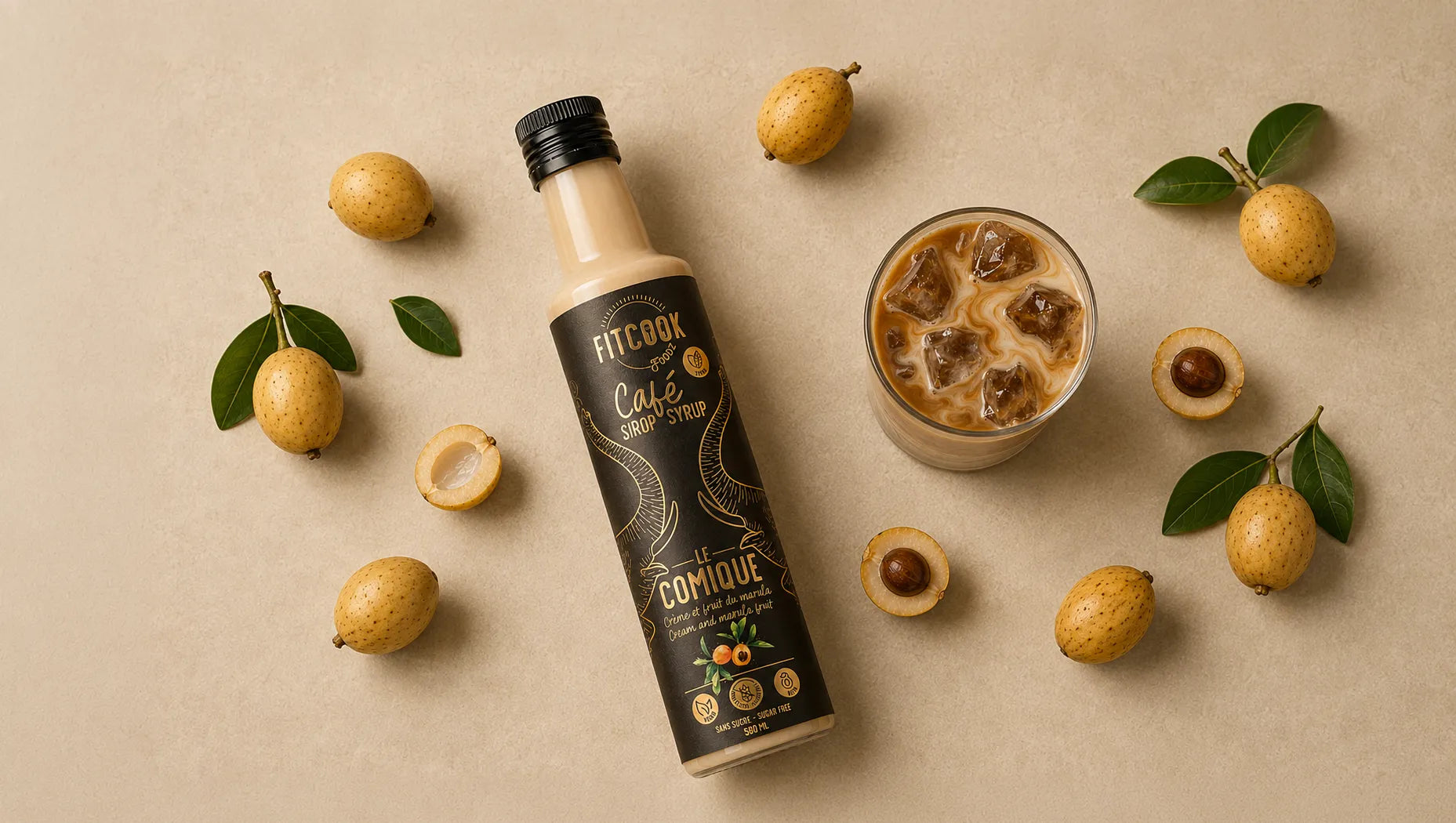 sirop a cafe le comique de fitcook foodz